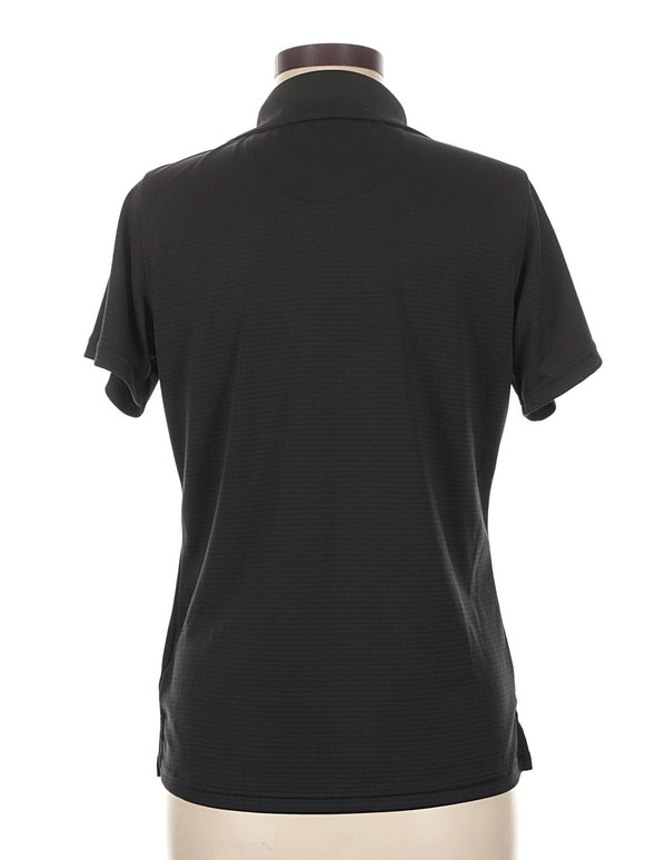 Pebble Beach Textured Stripe Short Sleeve Golf Polo Size M