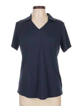 Lady Hagen Dark Navy Short Sleeve Golf Polo Size L