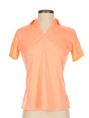 Lady Hagen Peach Short Sleeve Golf Polo Size S-1