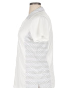Lady Hagen White Golf Polo w/ Striped Accents Size XL-3