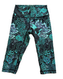 Lululemon Wunder Under Hi-Rise 17" Memoir Multi Green Legging Size 8-3