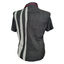 Jamie Sadock Women's Black Tulip Short Sleeve Golf Top Size L-2