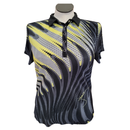 Jamie Sadock Black, Yellow & Gray Crunch Golf Top Size L MSP$93-1
