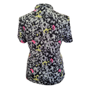 Jamie Sadock Simplicite Gray & Black Animal Print Golf Top Size L-2