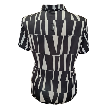 Jamie Sadock Women's Black & White Short Sleeve Golf Top Size L MSP$98 - 0