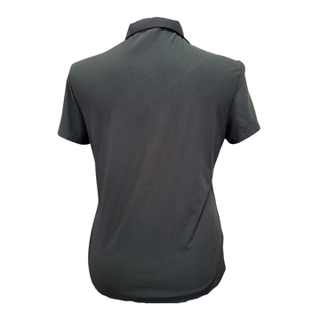 Jamie Sadock Women's Black Short Sleeve Golf Top Size L MSP$95 - 0