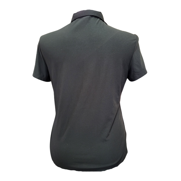 Jamie Sadock Women's Black Short Sleeve Golf Top Size L MSP$95