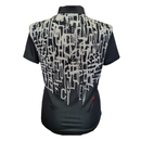 Jamie Sadock White & Silver Short Sleeve Golf Top Size L MSP$93-2