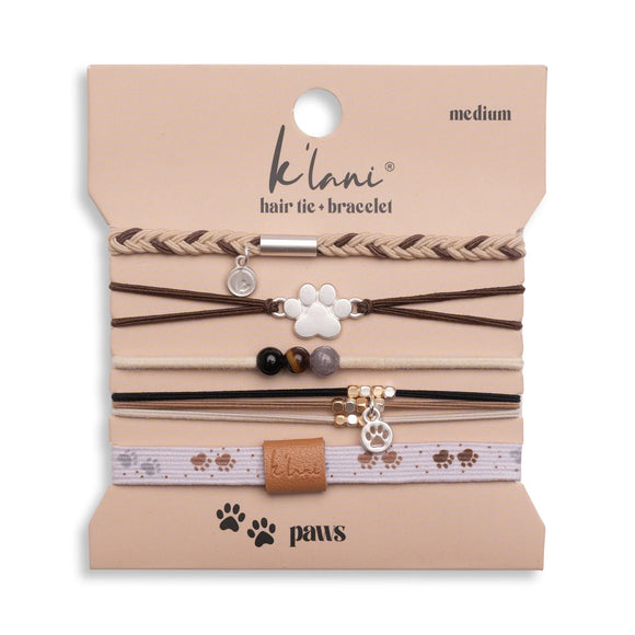 New K'lani Paws Hair Tie Bracelets