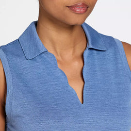 New Walter Hagen Women's Scallop Sleeveless Golf Polo MSP$55 - 0