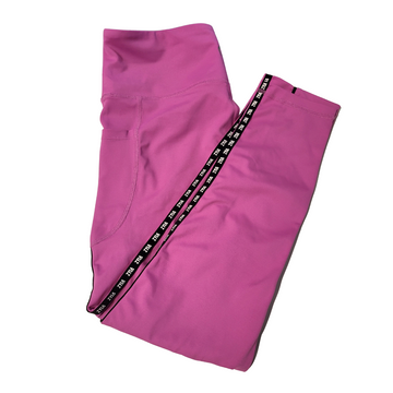 Zyia Active Purple Women's Leggings w/ Logo Athletic Stripe Size 8-10