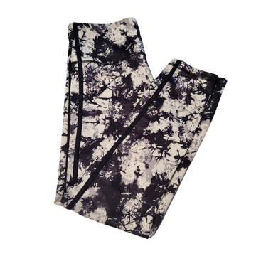 Zyia Active Crystalized Grayscale Women's Leggings Size 8-10