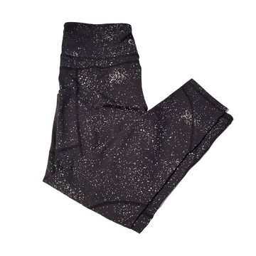 Zyia Active Black & Gray Speckled Women's Leggings Size 12