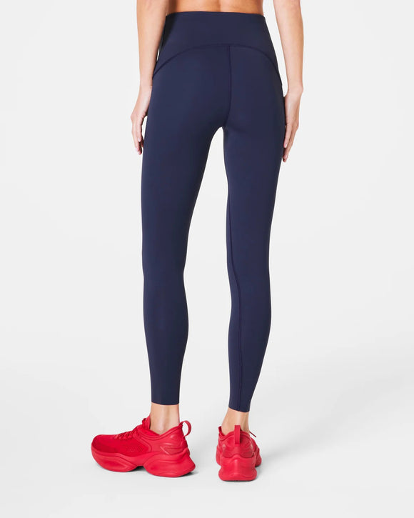 Spanx Navy Booty Boost 22" Leggings Size M MSP$88