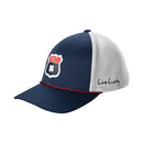 New Black Clover Lucky Route Golf Hat - Navy MSP$40-1
