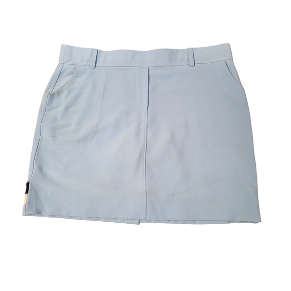 Belyn Key Pale Blue Golf Skort Size L MSP$108