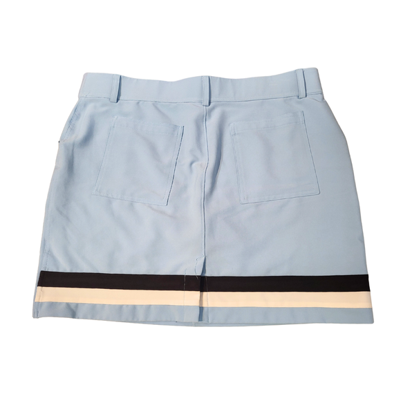 Belyn Key Pale Blue Golf Skort Size L MSP$108