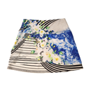 Lucky in Love White Floral & Stripe Print Golf Skort Size M MSP$105-2