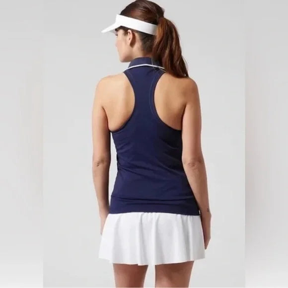 New Athleta Momentum Polo Tank Size XL MSP$64