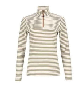 New Lohla Sport Women's White & Khaki Striped Golf Pullover Size XXL MSP$150