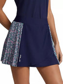 Ralph Lauren RLX Side Pleated Golf Skort - Navy/Botanical Prep Size L MSP$168-1