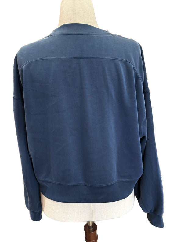 Lululemon Softstreme Perfectly Oversized Cropped Crew Size 10 MSP$118