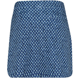 New Peter Millar Crown Sport Ocean Ikat Alice Petal Hem Skort Size L MSP$125 - 0