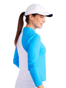 New Kinona Backswing Beauty Longsleeve Golf Top- French Blue MSP$134-3