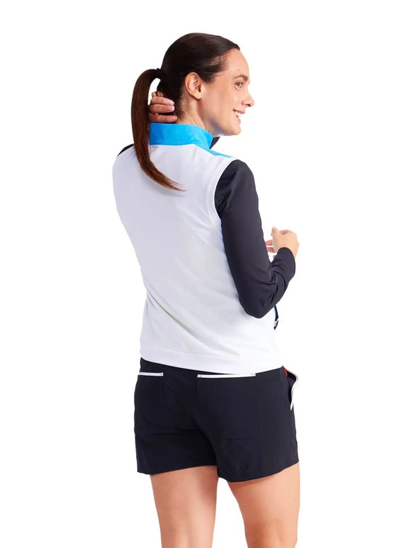 New Kinona Sport White Body Warmer Golf Vest MSP$159