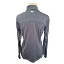 Slazenger Women's Navy Heather Zip Mock Pullover Size M-2