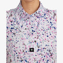 New Bad Birdie Women's Paint Splatter 3 Sleeveless Polo Size L MSP$78-3