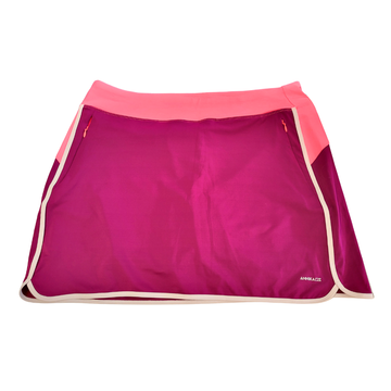 Annika by Cutter & Buck Hot Pink/Plum Colorblock Golf Skort Size XL