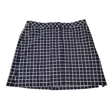 Izod Golf Navy & White Windowpane Skort Size 10