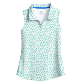 New Scales Gear Loggerhead Sleeveless Golf Polo Size S MSP$80