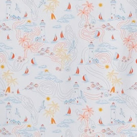 New Scales Gear White Lighthouse Point Sleeveless Polo Size S MSP$80 - 0