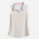 New Scales White Vacay Sleeveless Golf Polo Size S MSP$80-1