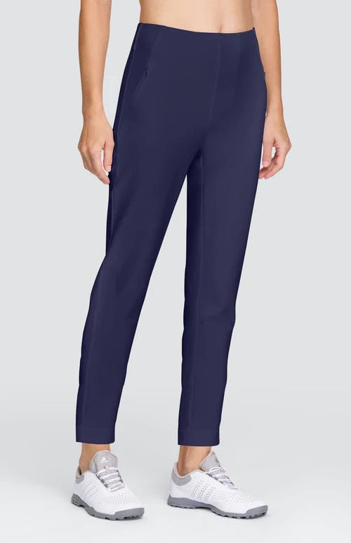 New Tail Activewear Navy Women's Allure Ankle Golf Pant MSP$98