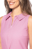 New Golftini Pink Plaid Timeless Pleated Golf Dress Size S MSP$198-2