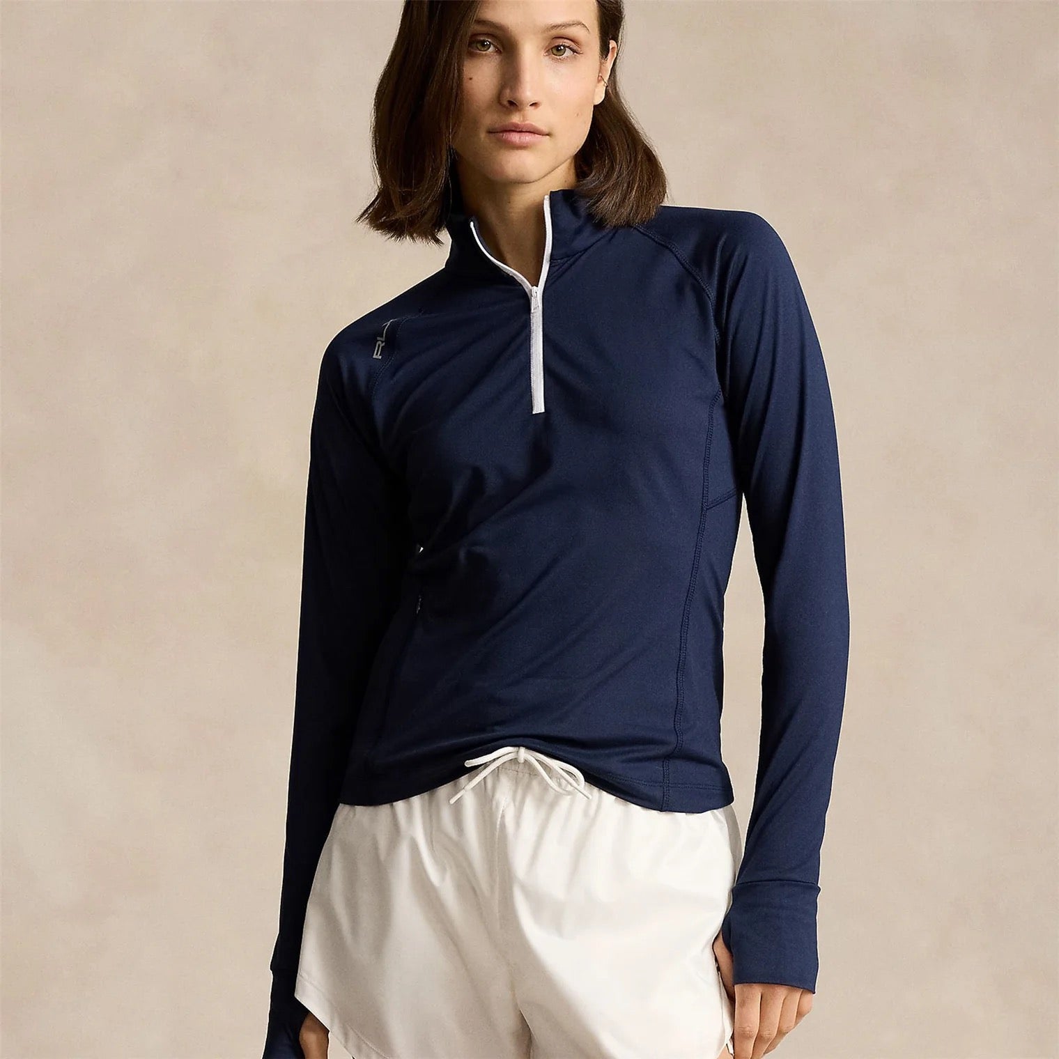 New Ralph Lauren RLX Women's Navy Performance Quarter Zip MSP$168 New Ralph Lauren RLX Women's Navy Performance Quarter Zip MSP$168