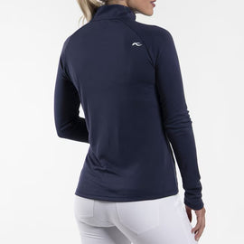 New Kjus Women's Kallena Half Zip - Atlanta Blue Size S MSP$199 - 0