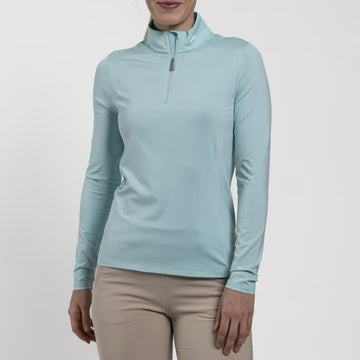 New Kjus Women's Collagen Midlayer Half-Zip - Capri Size XS MSP$199