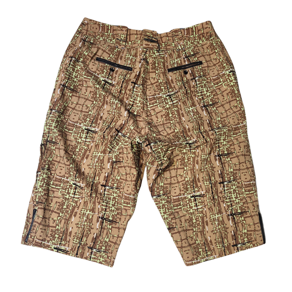 Jamie Sadock Bermuda Short - Tan & Lime Size 8