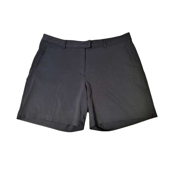 Lady Hagen Black Belted Golf Shorts Size 14