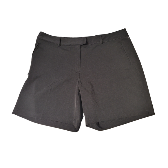 Lady Hagen Black Belted Golf Shorts Size 14