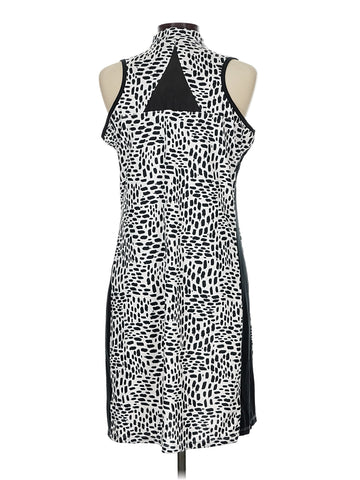 Tail White Label Black & White Print Sleeveless Golf Dress Size L - 0
