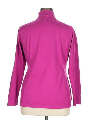 Zero Restriction Magenta Golf Pullover w/ Sleeve Logo Size XL MSP$160 - 0