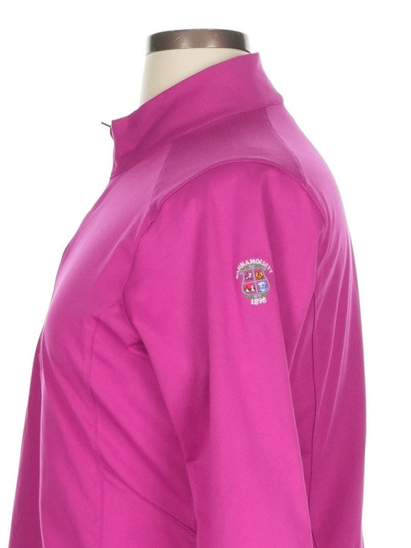Zero Restriction Magenta Golf Pullover w/ Sleeve Logo Size XL MSP$160
