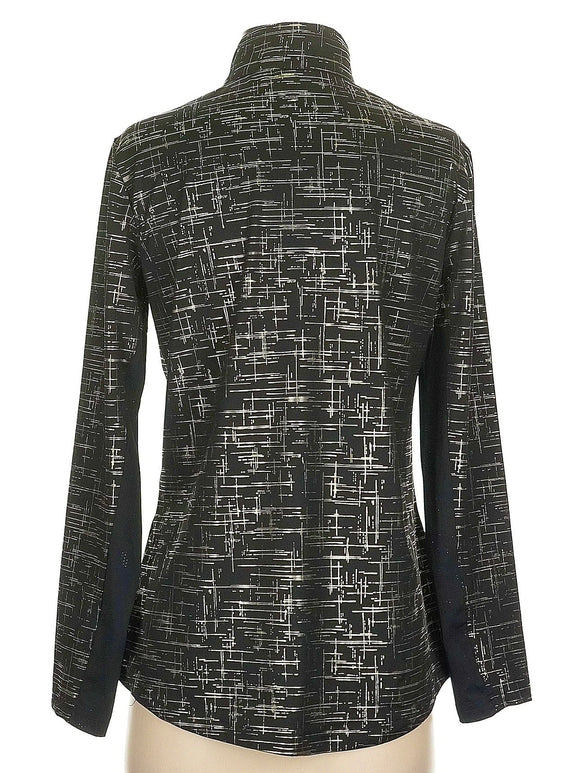 San Soleil Black & Golf Long Sleeve Sun Shirt Size S MSP$100