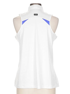 Jamie Sadock White Sleeveless Golf Top Size L MSP$98 - 0
