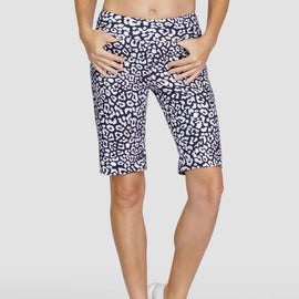 New Tail Activewear Onyx Leopard Mulligan Short Size 8 MSP$98